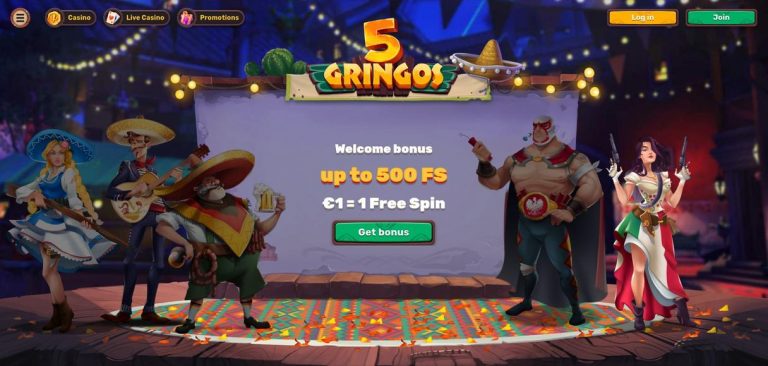 5 Gringos anmeldelse 2023 » Udenlandsk casino ᐈ Spil uden om ROFUS