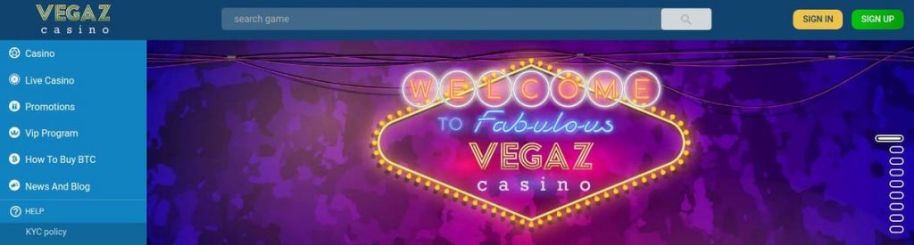 vegaa casino cash out under 21